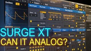 Surge XT The question is...Can it analog? Let's find out! | Sound Design Tutorial