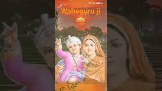 Sri guru govind singh ji bachpan vich mata gujri ji nl️️ waheguru g  #shortvideo