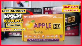 Lebih Bagus dari Merah? Set Top Box TV Digital DVB-T2 Matrix Apple Kuning Lebih Murah & Banyak Fitur