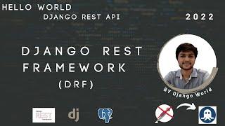 Hello World program in django rest framework | DRF