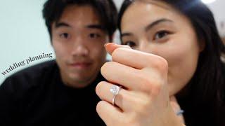 engagement ring shopping & wedding venue tours  | wedding planning vlog