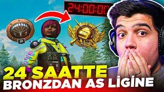 HESABIMIZIN BANI AÇILDI  !! 24 SAATTE AS LİGİNE ÇIKMAK (PART 2) | PUBG Mobile