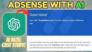 My AI Blog Gets Google AdSense Approval (100% AI Content)