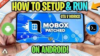 NEW  MOBOX ANDROID V1.0.0 - SETUP/BEST SETTINGS/GTA 5 GAMEPLAY | BEST WINDOWS EMULATOR!