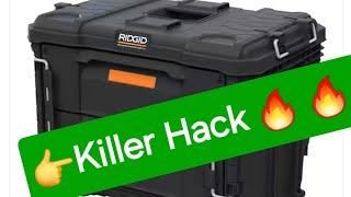 Killer Hack Ridgid Pro Gear System Modular Storage