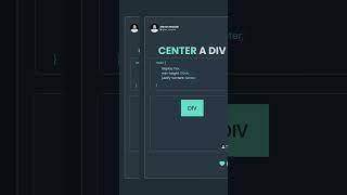 How to center a div in html css | Center a div with CSS