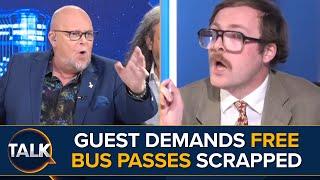 "I'M DISGUSTED" | Guest Wants Pensioners To Lose Free Bus Passes, James Whale Outraged