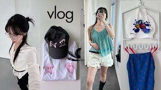 vlog 언박싱도 해야되고 수영도 배워야하고 드럼도 치는 직장인 브이로그. 아찔한 첫 경락 후기. 마땡킴. 수영가방쇼핑. 마죠네. 민더리. 글로니. 무음. 데일리룩