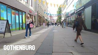 Walk Through The Busiest Shopping Streets In Gothenburg Sweden 4k