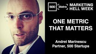 [500Distro] OMTM: One Metric That Matter with Andrei Marinescu