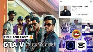 Gta v filter tiktok tutorial | gta v filter free app - gta v filter ai