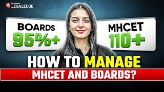 MHCET Law 2025 | How to Manage MHCET Law Preparation with Board Exams?