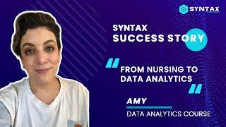 Amy Success Story | Syntax Technologies Data Analytics Course Review