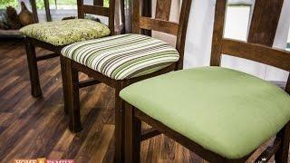Basic Upholstering Dining Chairs - DIY by Tanya Memme (As Seen On Home & Family on Hallmark Channel)