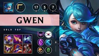 Gwen Top vs Kled: Triple Kill, Legendary - KR Master Patch 14.19