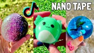 DIY NANO TAPE BUBBLE & NANO TAPE IDEAS with ORBEEZ! 🫧 How to Make a Nano Tape Squishy Compilation