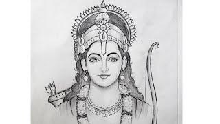 भगवान श्री राम जी का चीत्र बनाना सिखे / ram navami special drawing / shri ram drawing step by step