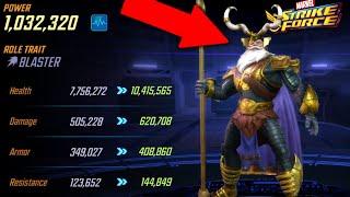 ODIN GAMEPLAY - WOW HE IS AMAZING - MARVEL Strike Force - MSF