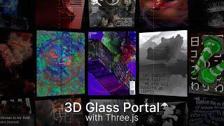 Let's make a 3D Glass Portal with React Three Fiber | R3F Portfolio Website