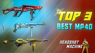 Top 3 Best Mp40 In Free Fire || Best Mp40 Skin In Free Fire || STORM BROTHERS