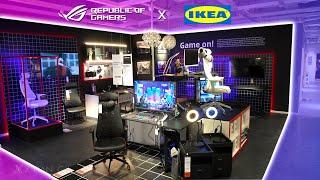 VLOG: IKEA & ROG Gaming Setup + Gaming Furniture Quick Tour @IKEA Philippines Store [Ph]