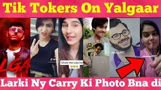 Tik Tokers Reaction on Yalgaar CarriMinati | TikTokers Reacts on Yalgaar