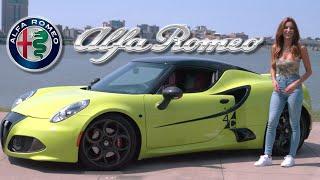 ALFA Romeo 4C Coupe - Amanda Mertz & GearHeadTour hit the streets in this LIME GREEN beauty.