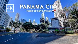 🟡 [4K] Another important route in Panama | commercial and residential area in Panama