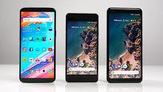 OnePlus 5T vs. Google Pixel 2 vs. Pixel 2 XL: Benchmark | SwagTab