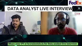 Data Analyst Live Mock Interview 2024 | SQL | Data Science | Data Analytics | Mock Interview