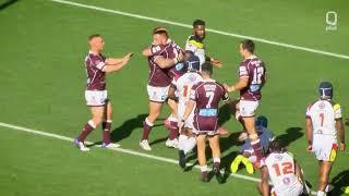 PNG Hunters vs Burleigh Bears | 2021 Intrust Super Cup Highlights | Rd 11