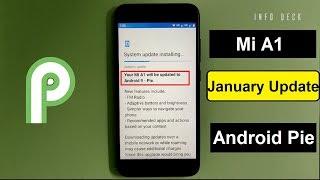 Mi A1 January Update 2019 Is Here With Android P (Pie) | Install January Update 2019 In Mi A1 Now