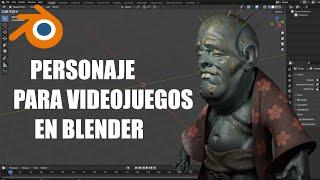 Cómo modelar un personaje para videojuegos en Blender - Tutorial sobre el proceso de creación