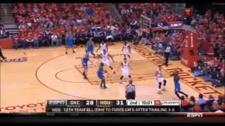 Jeremy Lin Highlights FAIL | Houston Rockets vs  OKC Thunder | May 3, 2013 NBA Playoffs Game 6