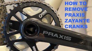 It's Easy To Remove Praxis Zayante Carbon Bicycle Cranksets #bikerepair