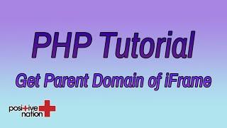 Can I Get the URL of iframe parent window with PHP?