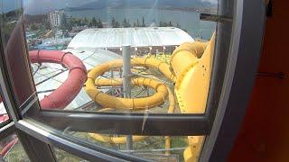 Yellow Tower Water Slide at Gino Paradise Tbilisi