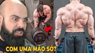 REAGINDO AO TREINO DO BODYBUILDER MAIS FORTE DO BRASIL | NINJA BODYBUILDER