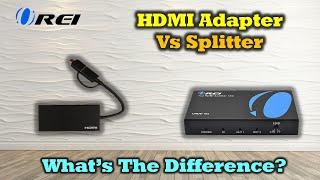 HDMI Splitter vs HDMI Extended Display Adapter - Dual Monitor - SplitExtend