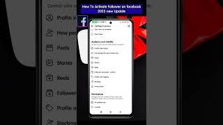 Followers settings on facebook | make a professional facebook account | new update 2023