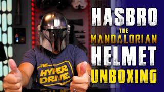 Star Wars The Mandalorian Helmet Unboxing by Hasbro The Black Series!