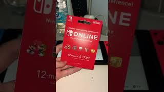 12 month membership Nintendo switch card :) #shorts #viral #blowup ￼