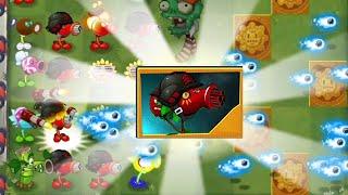 Pvz 2 11.9.1 - New Plants Gatling Fire Pea Gameplay Max Power Up in Plants vs Zombies 2