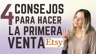 4 consejos que me ayudaron a hacer Mi Primera Venta en Etsy