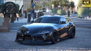 Toyota Supra GR driving l Forza Horizon 5 l Logitech G29 l Gameplay