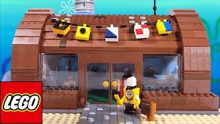 I built the Krusty Krab with a full interior - Lego Spongebob