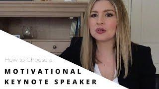 How to Choose a Motivational Keynote Speaker – Resilience Speaker Courtney Clark’s Tips
