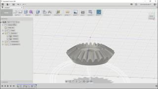 Tutorial Bevel Gear in Autodesk Fusion 360