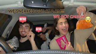 WE GOT CAUGHT BY MOM! (SNEAKED OUT AT 1 AM)
