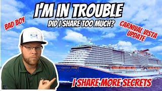 I'm In Trouble | Royal's Big New | Carnival Vista's Cancellations | Half Moon Cay Upgrades & More